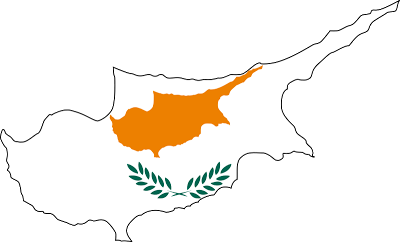 cyprus flag map